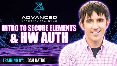 Introduction to Secure Elements and Hardware Authentication